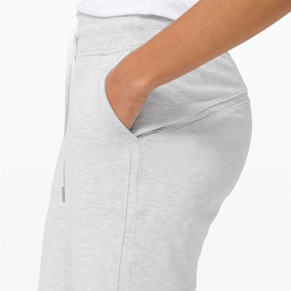 lululemon athletica Light Gray Track Joggers